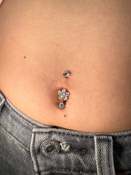 Piercing au nombril