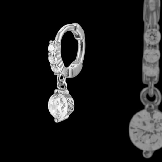 Anneau Strass Pampille