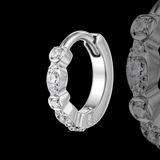 anneau titane ASTM F136 strass constellation silver costeel jewelry