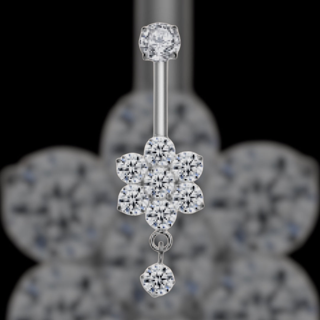 Banane Nombril Flower & Strass