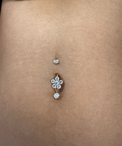 Banane Nombril Flower & Strass