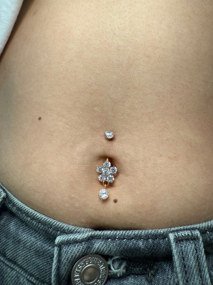 Banane Nombril Flower & Strass