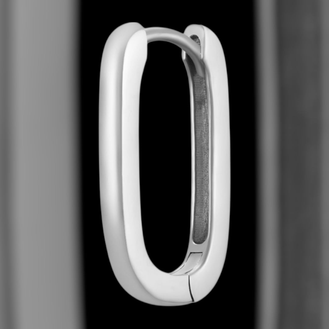 Boucle d'Oreille Rectangle