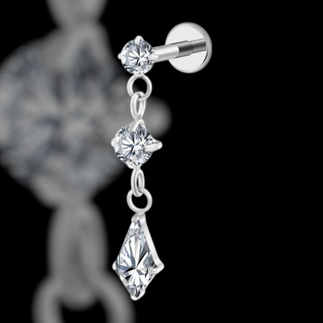 Labret Pampille Losange