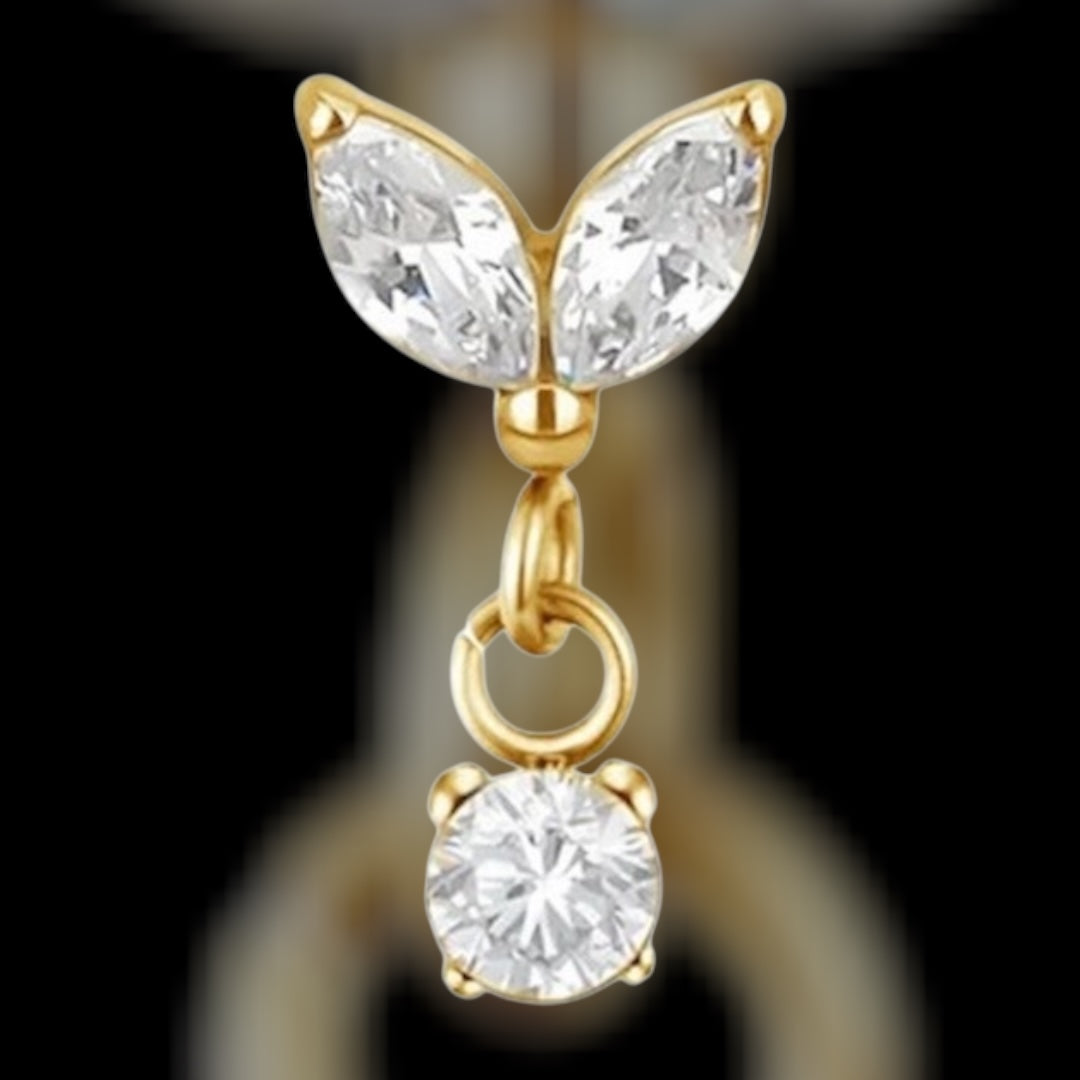 Labret Strass Pampille