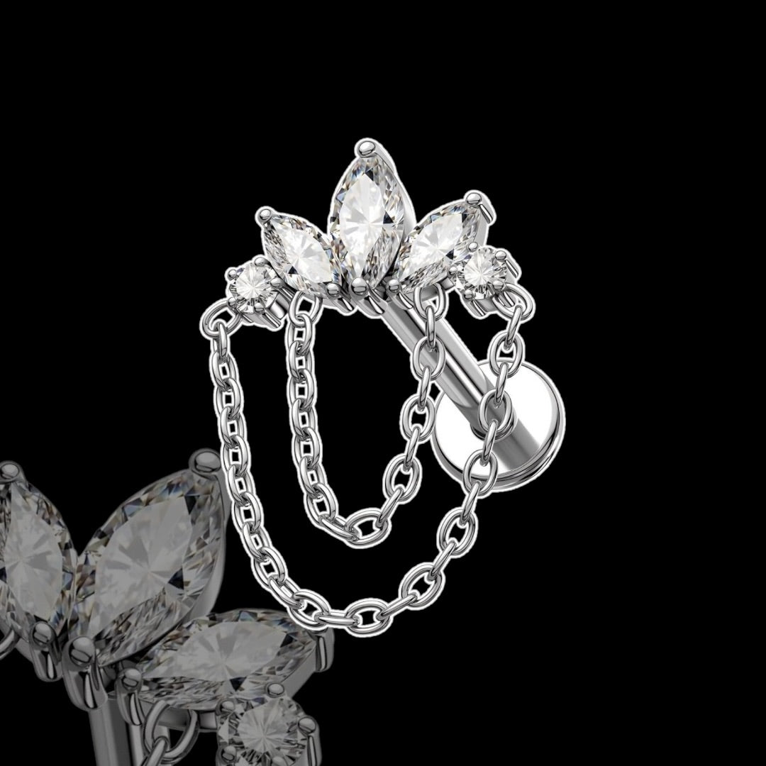 Labret Iris Chaine