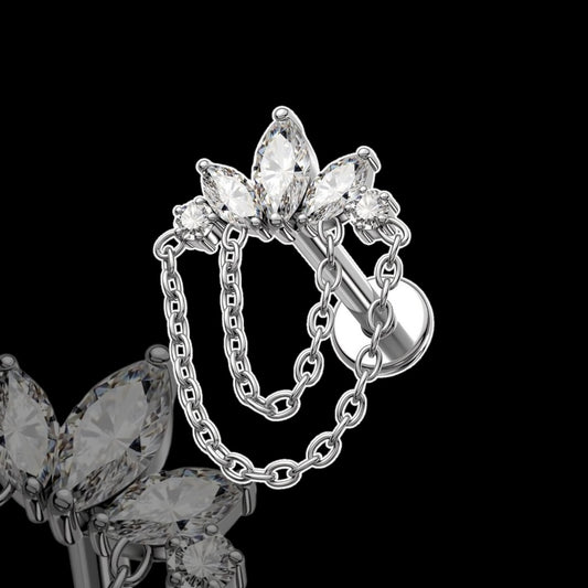 Labret Iris Chaine
