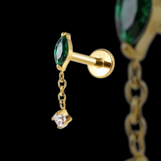 Labret oeil pampille