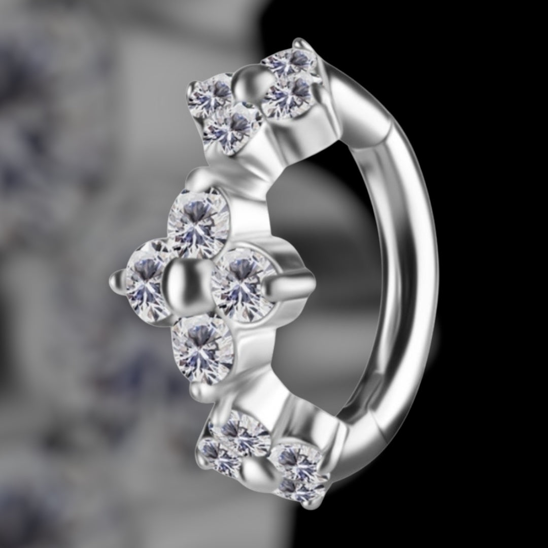 Anneau nombril Flora